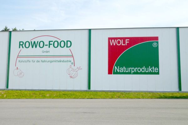 Fassadenbeschriftung ROWO-Food