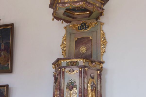 Kirche Wiesenthau Kanzel