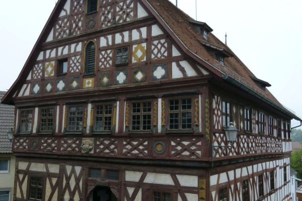 Fachwerkfassade Marktzeuln Vorzustand