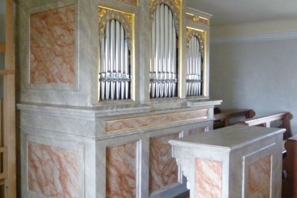 Kirche Hohenpoelz Orgel