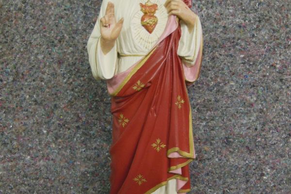 Statue Herz-Jesus Endzustand